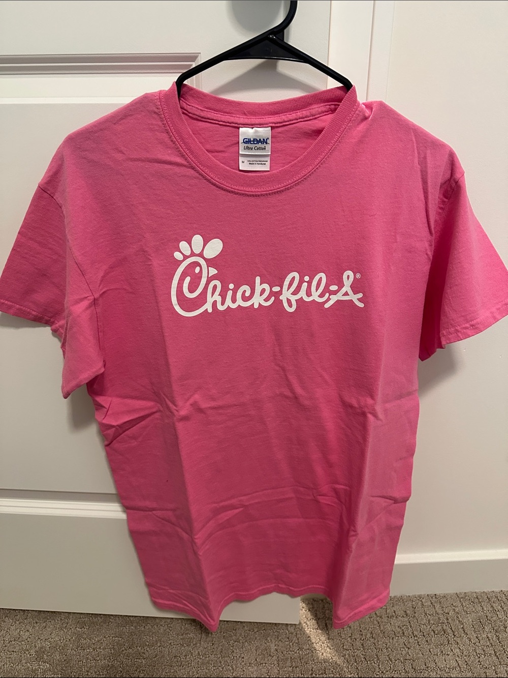 Pink Chick fil a T-shirt size medium, like new